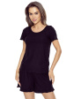 piżama beatrice 2xl-3xl - kolor czarny