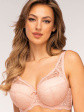 Biustonosz usztywniany Cassi Full CUP - kolor peach, usztywniane