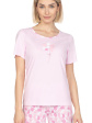 piżama damska 661a - kolor różowy