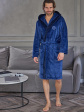 Szlafrok L&L 2663 Active M-2XL - kolor navy