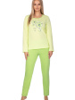 piżama damska 647a - kolor zielony