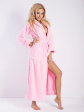 podomka eliza długa plus size 6xl - 8xl - kolor róż