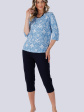Piżama Leveza Odalis 1528 3/4 M-2XL