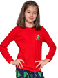 Piżama Cornette Young Girl 592/182 Christmas Tree 134-164 - kolor czerwony, dziewczęce