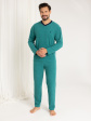 Piżama Męska 489 Frotte R.2XL-3XL - kolor zielony