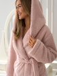 Szlafrok L&L 2555 Heaven S-XL - kolor różowy pudrowy