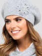 Kamea Sewilla Głowy Beret - kolor szary