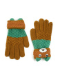 Rękawiczki ART OF Polo 23334 Teddy - kolor mustard