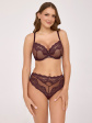 stanik push-up ava 2232 chocolate brown