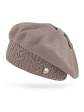 Czapka AJS 50-287 Damska - kolor cappuccino
