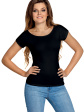 Koszulka z krótkim rękawkiem Babell Kiti - kolor czarny, krótki rękaw