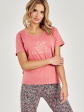 piżama amara 3095 - kolor pudrowy róż