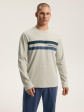 piżama henderson core 45493 fund m-3xl - kolor light grey