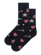 Skarpety Gatta U04156 świąteczny 35-46 - kolor black