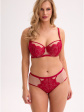 stanik półusztywniany semi-soft aina bso 1273 czerwony-mokka