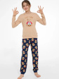 Piżama Cornette Young Girl 592/204 Gift Time Christmas 134-164