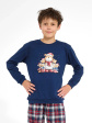 piżama cornette young boy 966/186 family christmas 134-164
