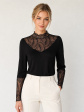 Bluzka Margot 2XL-3XL - kolor czarny, bluzki