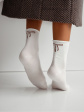 Skarpety Milena 0200-193 Prążek Z Kokardką 37-41 - kolor ecru 2