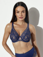 Biustonosz miękki Soft AVA 2285 Navy Blue Maxi - kolor navy blue, miękkie
