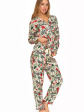 Piżama Moraj PDD5800-006 2XL-3XL Rozpinana, rozpinana do szpitala