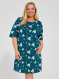 Koszula Cornette 464/513 Greta 2 7/8 3XL-5XL - kolor zielony, 3/4 rękaw
