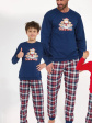 piżama cornette kids boy 593/186 family christmas 86-128