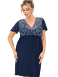Koszula Damska Melania Plus - kolor dark blue