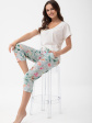 Piżama Luna 1306 S-XL L26 - kolor ecru, krótki rękaw