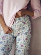 piżama prążek amora 2990 3/4 - kolor jasny różowy