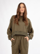 Bluza DK-K-B23 - kolor khaki bawełna