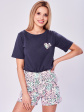 koszulka piżamowa spring 2960 - kolor granatowy