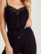 Piżama Taro Mercy 3100 S-XL Wiskoza L24 - kolor czarny, ramiączko