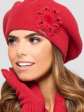 kamea sewilla głowy beret - kolor czerwony