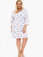 Koszula Cornette 464/457 Hannah 2 3/4 3XL-5XL Damska, 3\\4 rękaw