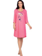 Koszula Regina 405 3/4 2XL-4XL Damska - kolor różowy