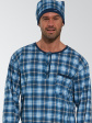 Koszula Cornette 110/14 673604 S-2XL Męska - kolor jeans, koszule