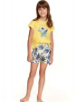 piżama dziewczęca hania 2200 r.86-116 - kolor żółty