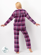 Piżama KEY LNS 490 B25 2XL-4XL Rozpinana Damska, rozpinana do szpitala