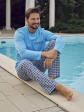 Italian Fashion - kolor niebieski/druk