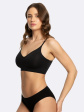 stanik bez fiszbin top julimex simple bra s-xl - kolor czarny