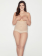 Body Glam R.3XL-5XL - kolor beżowy