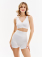 Szorty Seamless Shape - kolor bianco, inne