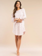 Koszula nocna damska Belle Reverie MK 24 Morning S-XL, długi rękaw