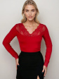 Bluzka Arana 2XL-3XL - kolor czerwony