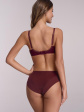 Biustonosz półusztywniany Semi Soft AVA 2196 Wine Maxi
