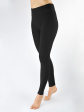 Legginsy Le006 Prążek Wysoki Stan Ocieplone - kolor czarny