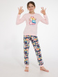 Piżama Girl Kids 594/210 Friendship, długi rękaw