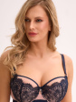 Biustonosz półusztywniany SEMI-SOFT Aina BSO 1273 GRANATOWO-RÓŻOWY