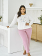 Piżama Monica 3470 R.2XL-4XL, długi rękaw